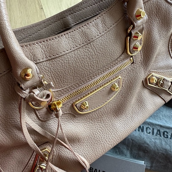 Balenciaga Motocross Classic Metallic Edge City S Bag - Picture 7 of 11